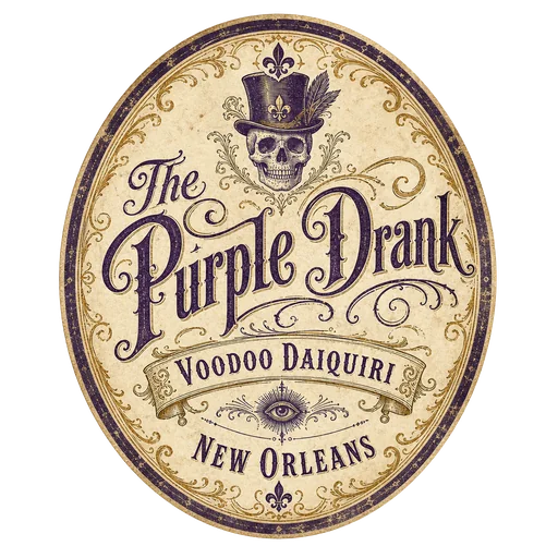 The Purple Drank: Voodoo Daiquiri, New Orleans